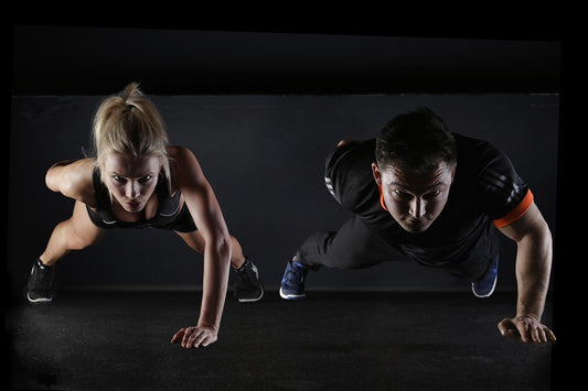 Sport Training Mann & Frau